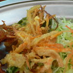 おふくろの味 みむろ - 野菜のかき揚げ、今回はうまく撮れました。