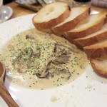 カキと木の子のクリーム煮￥680