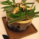 旅亭半水廬 - 焼物 鮎塩焼き