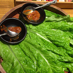 焼肉居酒家 韓の台所 - サンチュ