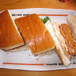 Komeda Kohi Ten Tokushima Aizumiten - 2016年のエビカツサンド820円