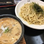 つけ麺 丸和 - ハーフミックス味噌つけ麺