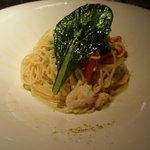 マザーエスタ - スズキと小松菜のペペロンチーノ