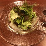 Hiyokko - 鯛のカルパッチョとグリーンサラダ