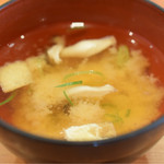寿司 鮪家 - 味噌汁