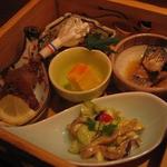 神楽坂 SHUN - 前菜、季節の五種盛り合せ