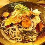 さぬきや - 揚げ茄子冷やしぶっかけうどん