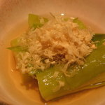 旬菜処 びいどろ - 稀少☆ドラゴンフルーツのつぼみのおしたし