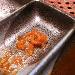 Japanese Teppan Dining さとみ - このにんにくみそが優れもの。