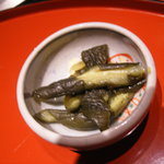 Japanese Teppan Dining さとみ - きゅうりのしば漬け