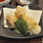 いたる - 鱈白子の天ぷら　\1100（2010-2)