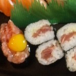 回転寿司すノ家 - うずら鉄火，鉄火巻