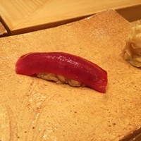 鮨 石島 - 2017年2月：にぎり(\1500)…赤身