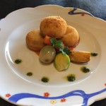 千世倭樓 潮の音 - カニクリームコロッケ