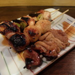 Izakaya Tsukushi - 焼き鳥 ねぎま、つくね、シロ