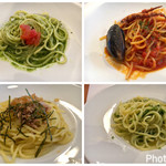 ヴォーノ・イタリア - ジェノベーゼ・ペスカトーレ・ツナおろし・生のりの和風ソース