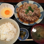 Shokusaiya Aoto - 肉豆腐ランチ750円