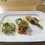 AU GAMIN DE TOKIO table - アンティパスト３種盛り