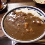 締めにまかないカレー、中いただきました〜