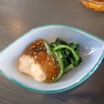 ア クールベール - 湯葉とほうれん草