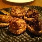 原木しいたけ２種のファルシ