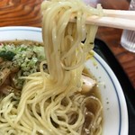 中華そば志のぶ支店 - 麺のアップ