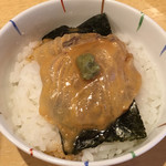 饗 くろ喜 - 鯛塩そば専用鯛めし（300円／饗 くろ㐂） 2017.4