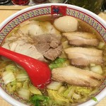 どうとんぼり神座 - 小チャーシュー煮玉子ラーメン