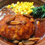 サイゼリヤ - サイゼリヤ 西葛西南口店 ランチ きのこのデミグラスソースハンバーグ