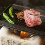 大勝 - 鹿児島牛のコンロ焼き