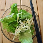 IZAKAYA 場琉 GOO - サラダ。。野菜の種類少なすぎ
