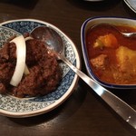 トプカ - おつまみマトンカレー、おつまみポークカレー