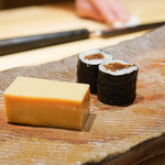 鮨 さいとう - 干瓢巻と玉子