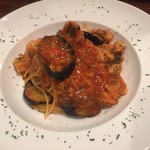 MILLE FIORI - ハモと揚げ茄子のアラビアータ