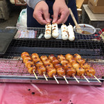 じんだん本舗 大江 豆太郎 - この焼き立てが熱々で美味しいっ♡