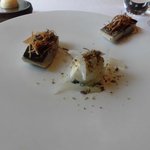 レストラン マノワ - 冷前菜　サワラの炙りマリネと新玉ねぎのアイス（2017.3）