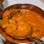 Authentic South Indian Cuisine Sri Balaj - ランチのシーフードカレー