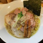 麺屋 希楽夢 - 塩そば  そば大盛  レアチャーシュー増し   780円＋100円＋250円