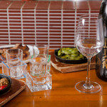 Teppambaruragu - 日本酒は「枡」か「ワイングラス」でご賞味頂けます！！