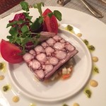 ラトリエ・ド・ギニョール・エ・マデロン - ３月ディナー　蛸のプレッセ