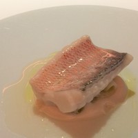 レフェルヴェソンス - 雪見～ 甘鯛の乳清ポシェ、根セロリ、オリーブオイル