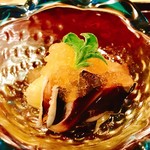 草庵　田なか - 【小鉢】○とり貝の文旦のジュレがけ様