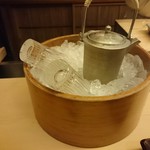 御料理 はやし - 冷酒が涼しげ