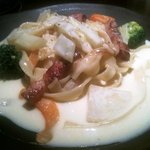 カフェ＆バー スパイス - 2011/1/22 野菜たっぷりクリームソースのパスタ
