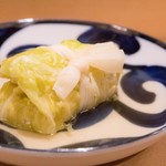 あき政 - 自家製キャベツロール。