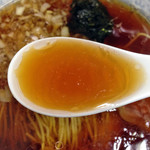 一麺 - ラーメン６５０円（スープ）
