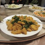 九戸茶語 - 揚げ物はエリンギのフライ、私はこれが一番美味しく感じました。