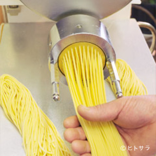 The noodles are made by hand every day using high-quality ingredients and have an addictive chewy texture.