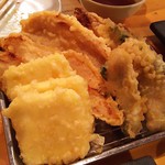 Jizakanayataitottsun - 1704_地魚屋台 とっつぁん 福島本店_鶏天＠200円、白身梅しそ天＠150円、チーズ天＠100円