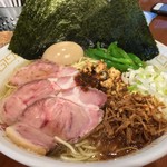 ナルトもメンマもないけれど - 塩…ひき肉とシイタケの炒めも